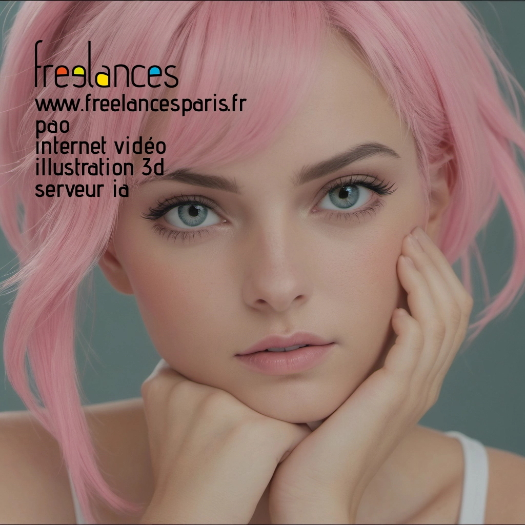 Pao mise en page internet vidéo illustration 3d serveur IA générative AI freelance paris studio de création magazines 8l90jod0